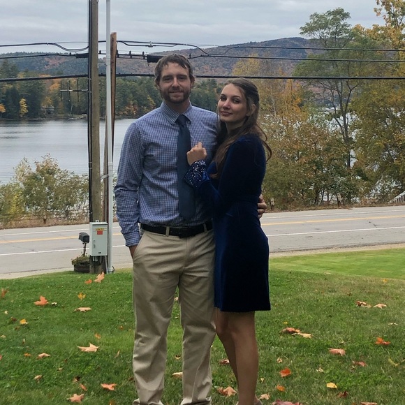 Navy Blue Calvin Klein Dress - Picture 4 of 4